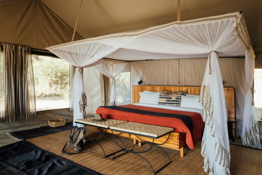 Classic tented safari camp
