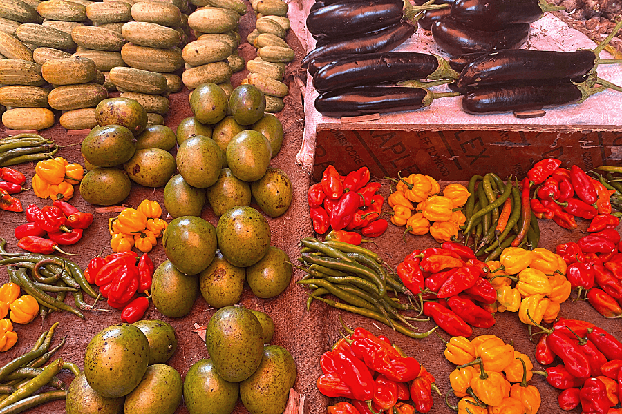 Fruit market in Zanzibar