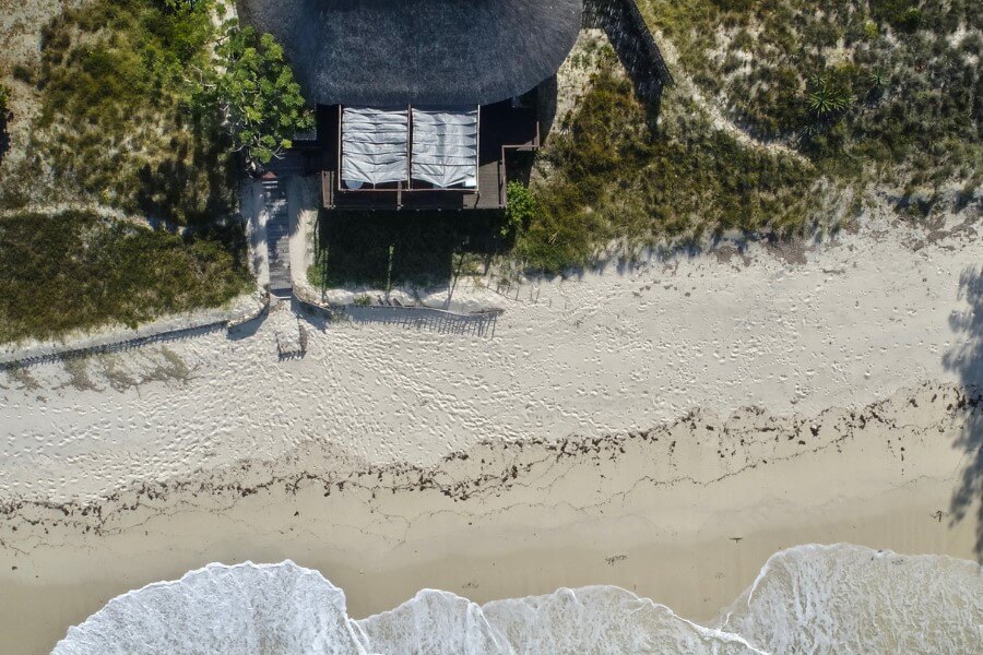 Beachfront villa at Mozambique's Coral Lodge