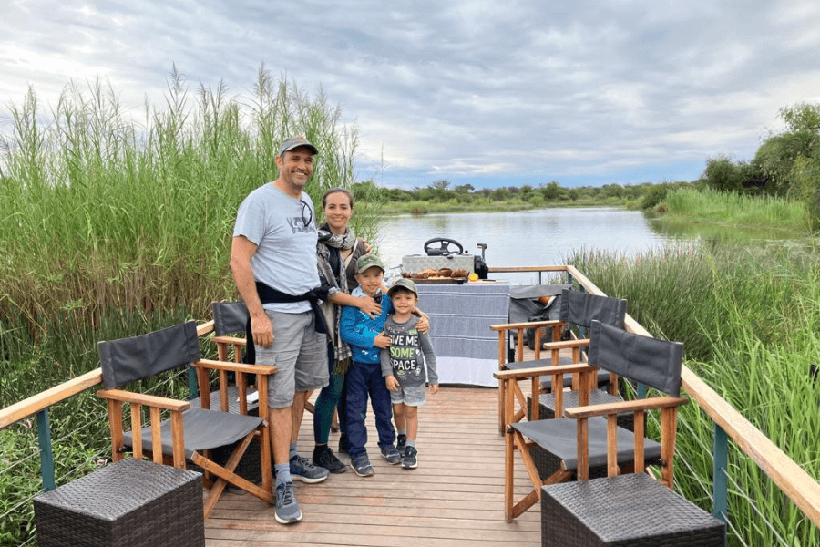 South African boat safari