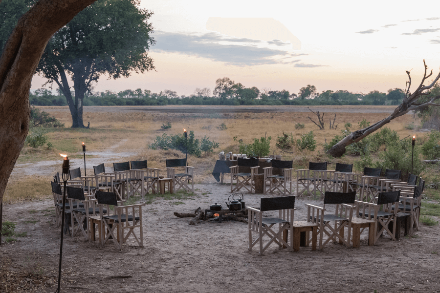 Boma at luxury lodge