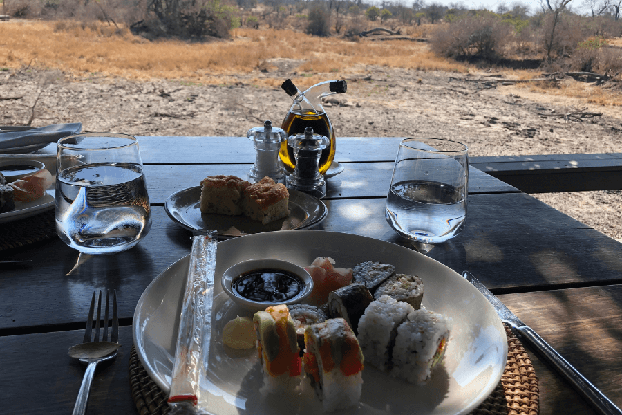 Sushi in the African bush