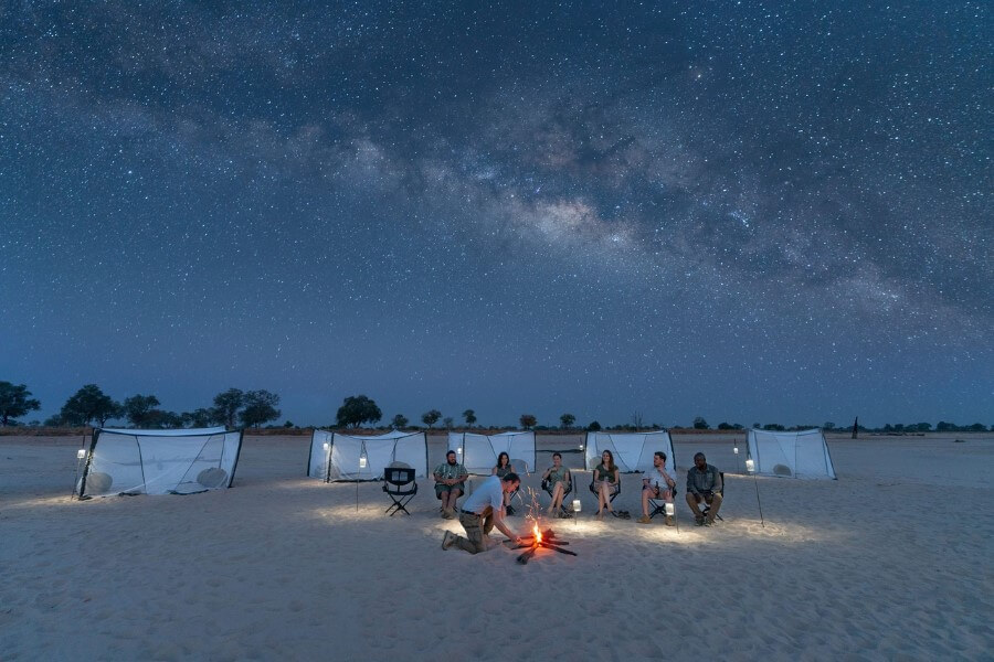 Spend a night under the African stars