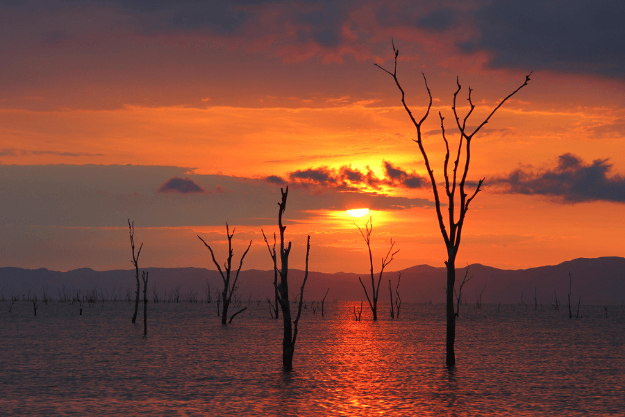 Sunset at Lake Kariba