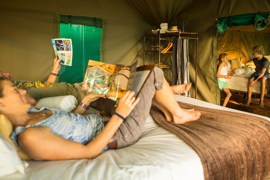 Family Tents are Inter-connected