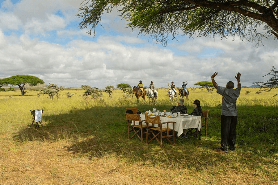 Safari Lodge staff will greet you with a smile