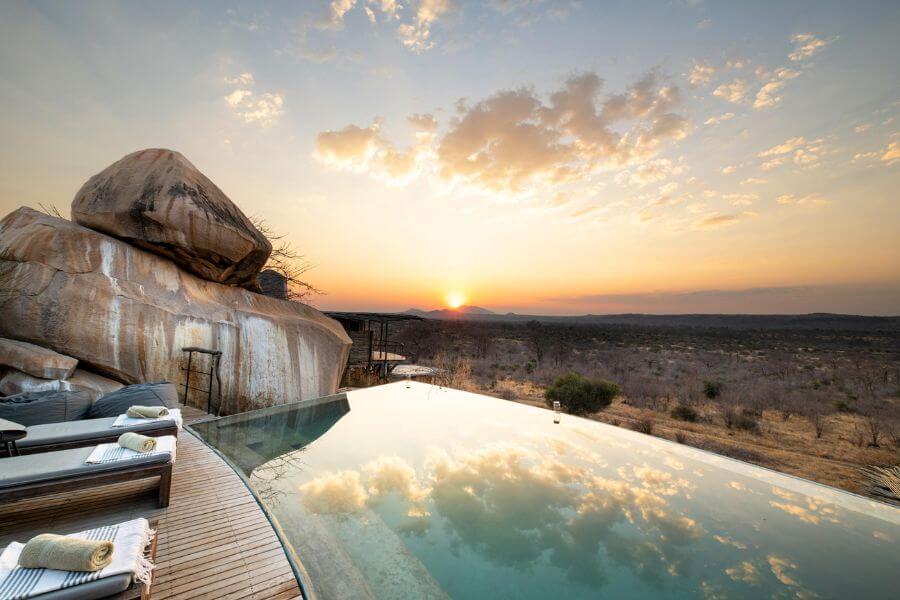 Pool with a View in Ruaha Tanzania