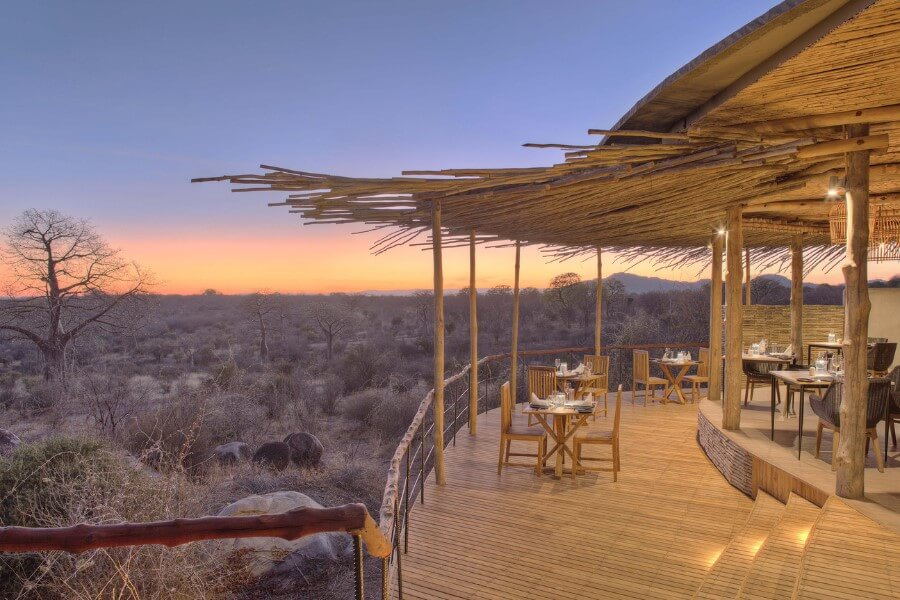 Tanzania safari lodge with a view