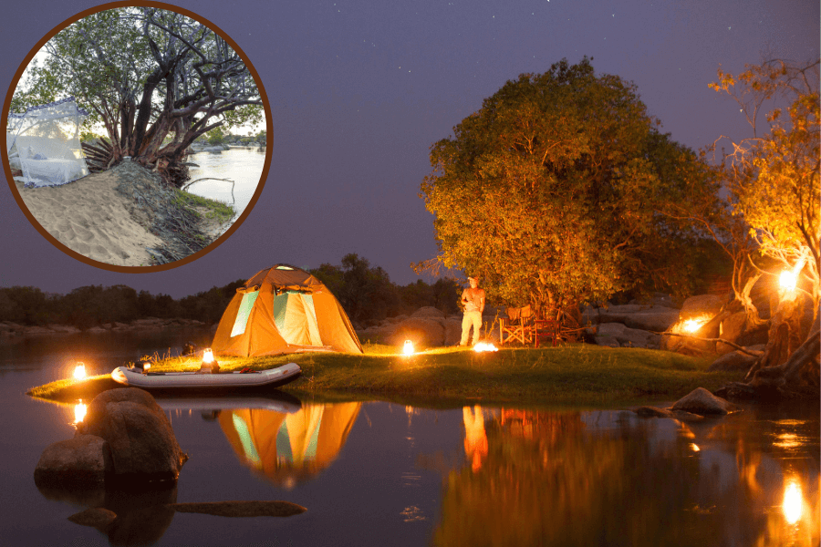 Sleep out adventure in the Kafue