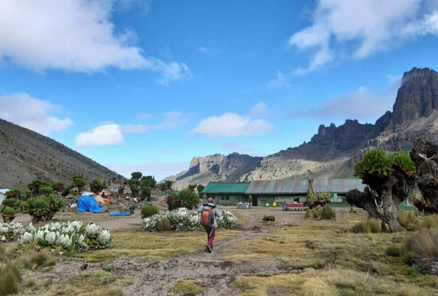 Hiking huts on Mt Kenya