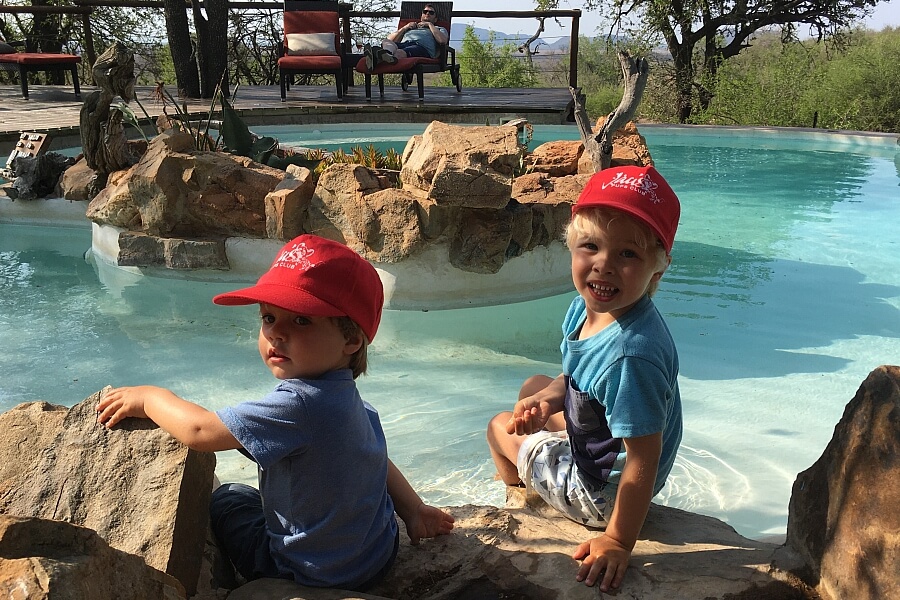 Kai with Elephant in the Background