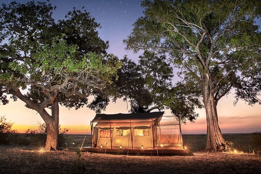 Insect-proof accommodation in Botswana