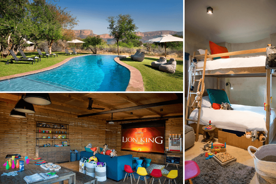 Top family safari lodge in malaria free reserve