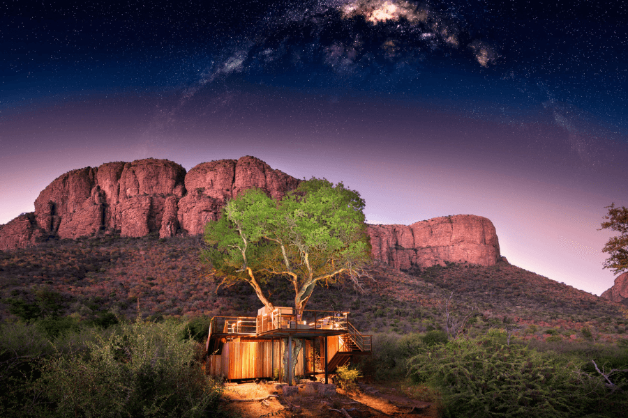 Sleep out under the African starry sky