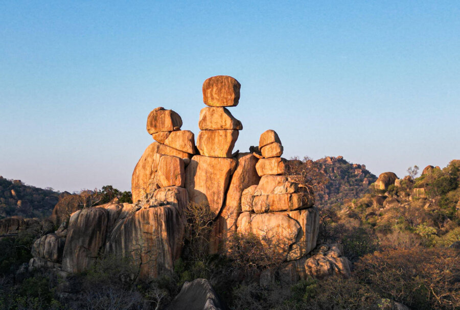 Mother Child Rock Formation