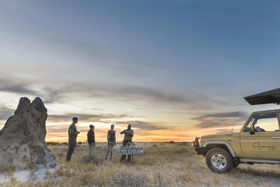 Sundowners in Etosha National Park