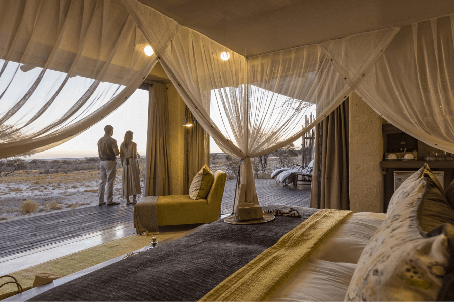 Luxury safari accommodation