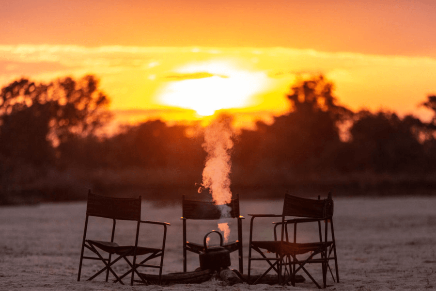 Sunrise and bush breakfast