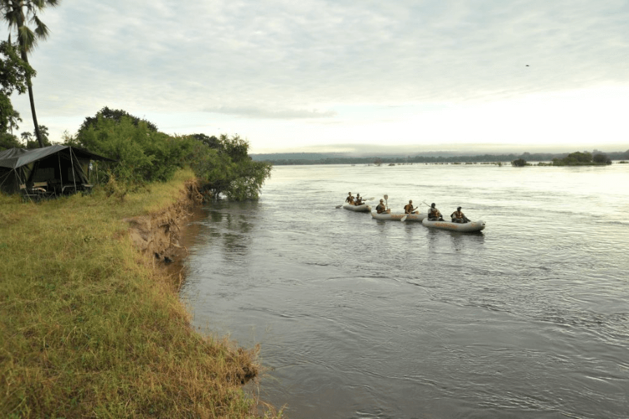 Upper Zambezi canoe safari