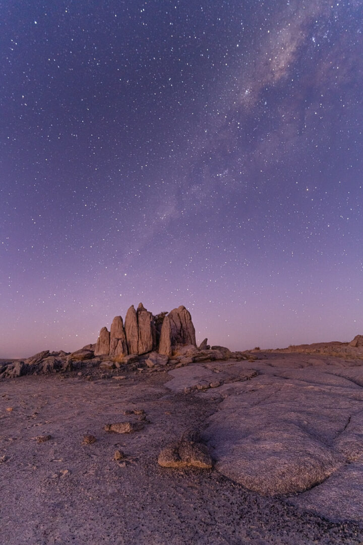 Kubu and beautiful rock formations