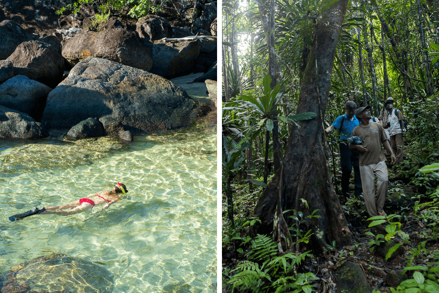 Snorkeling and Nosy Mangabe