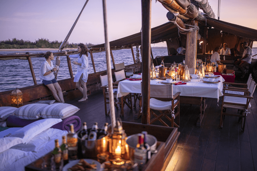 Historical houseboat safari in Africa