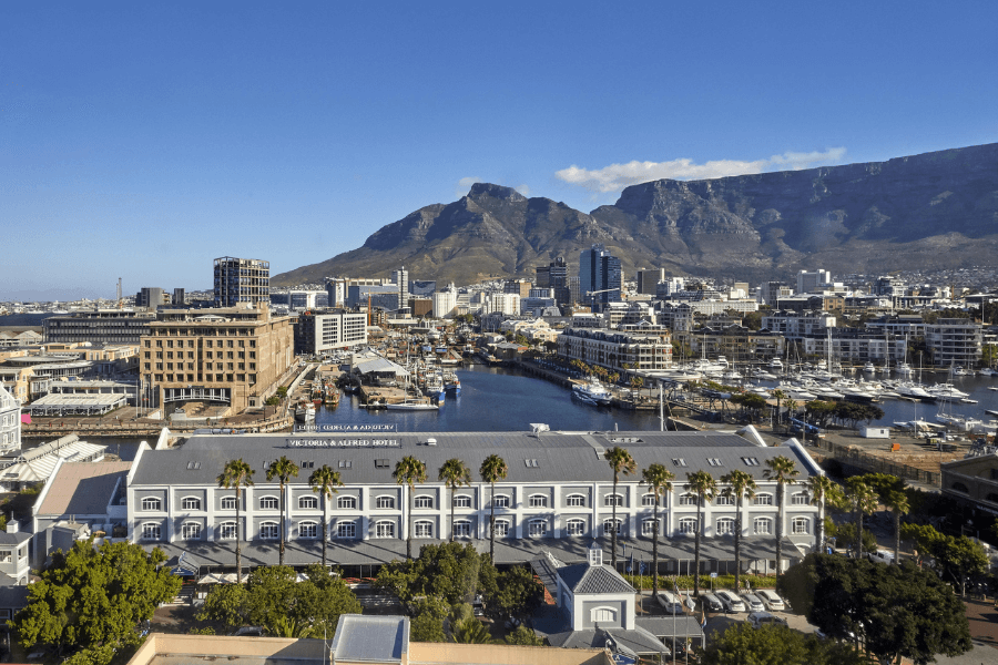 Table Mountain view from V&A Waterfront