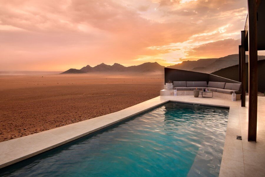 Family friendly lodges always have a swimming pool
