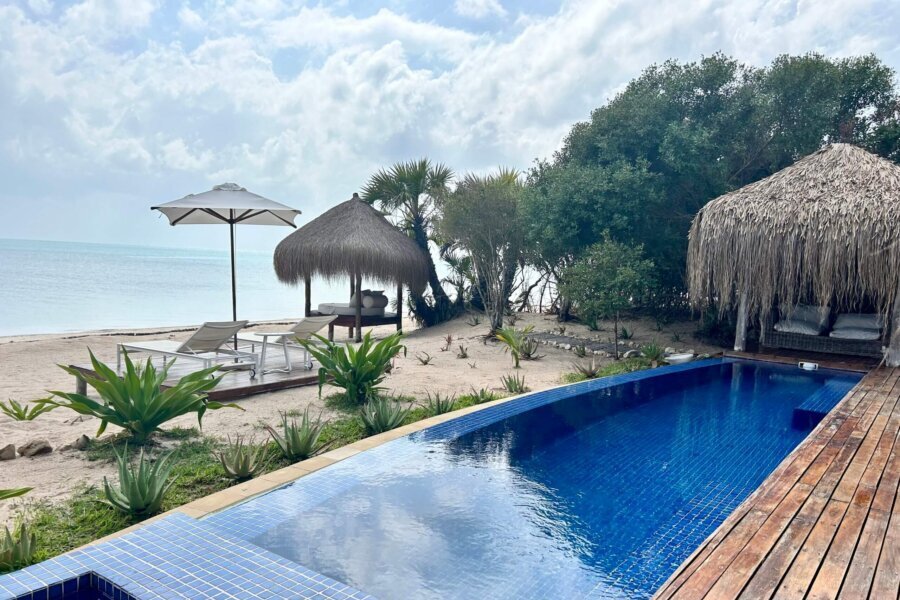 Luxury accommodation on Benguerra Island