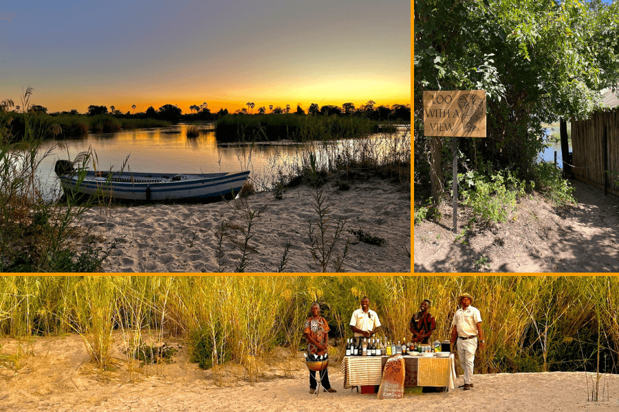 Sunset cruise on the Zambezi River