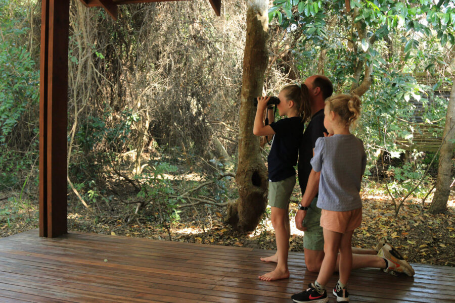 Enjoying a bush & beach family safari