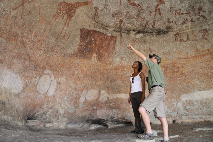 Rock paintings around Matobo Hills