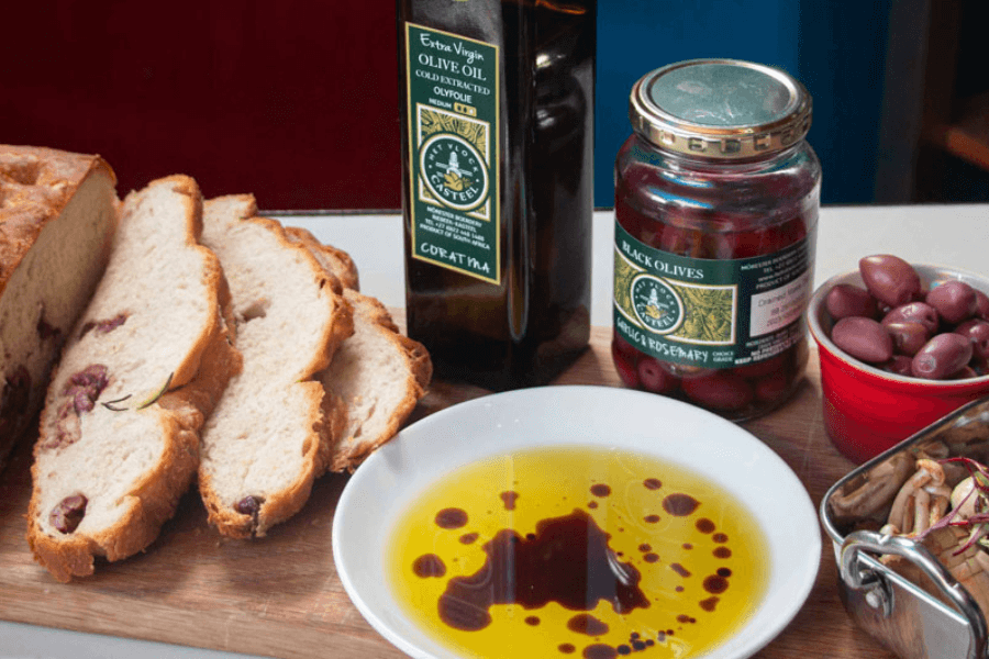 Swartland wine and olives