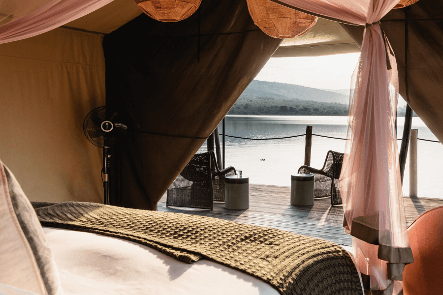 Wilderness lodge in Akagera