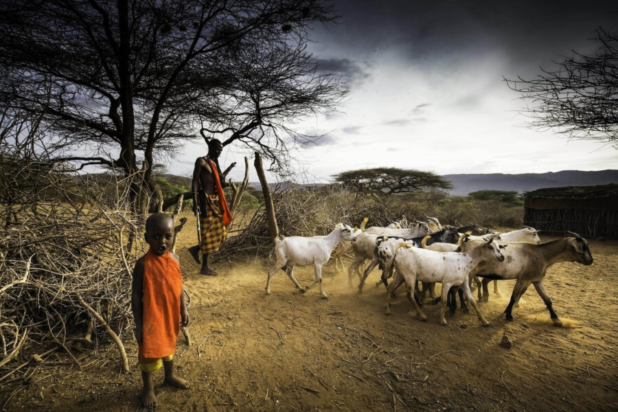 Drive through Community villages on your way to your next Safari Camp